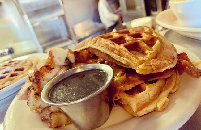 All day breakfast Charleston pancakes waffles near you